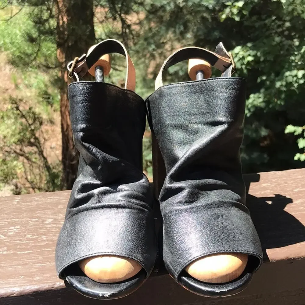 Steven by Steve Madden Saliem Slingback Block Heel Sandals Women's Size 9B